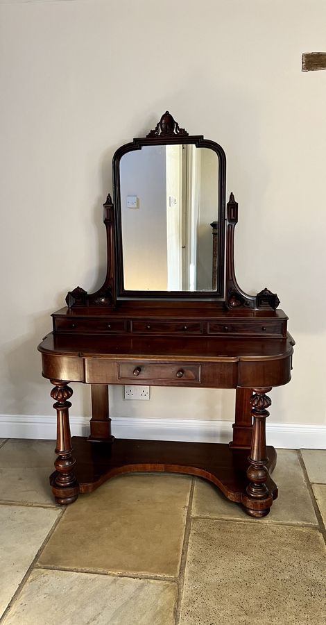 Antique Victorian quality mahogany duchess dressing table