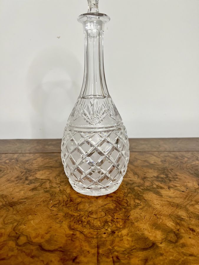 Antique Quality antique cut glass decanter