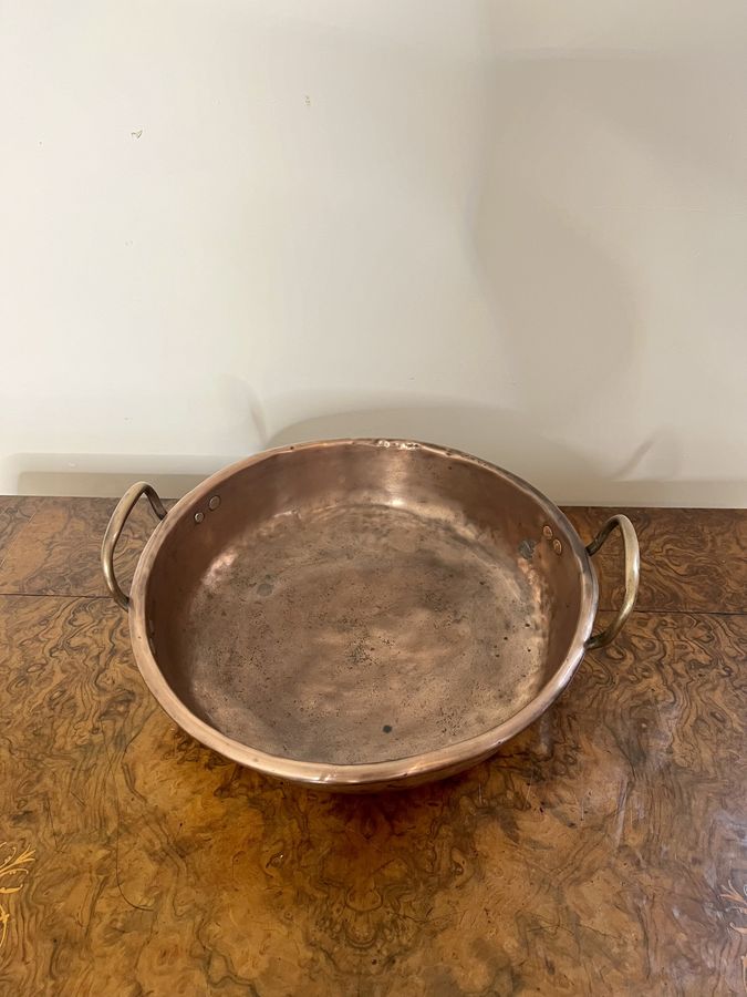 Antique Quality antique George III copper pan 