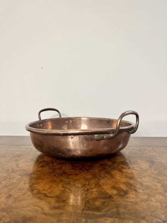 Antique Quality antique George III copper pan 