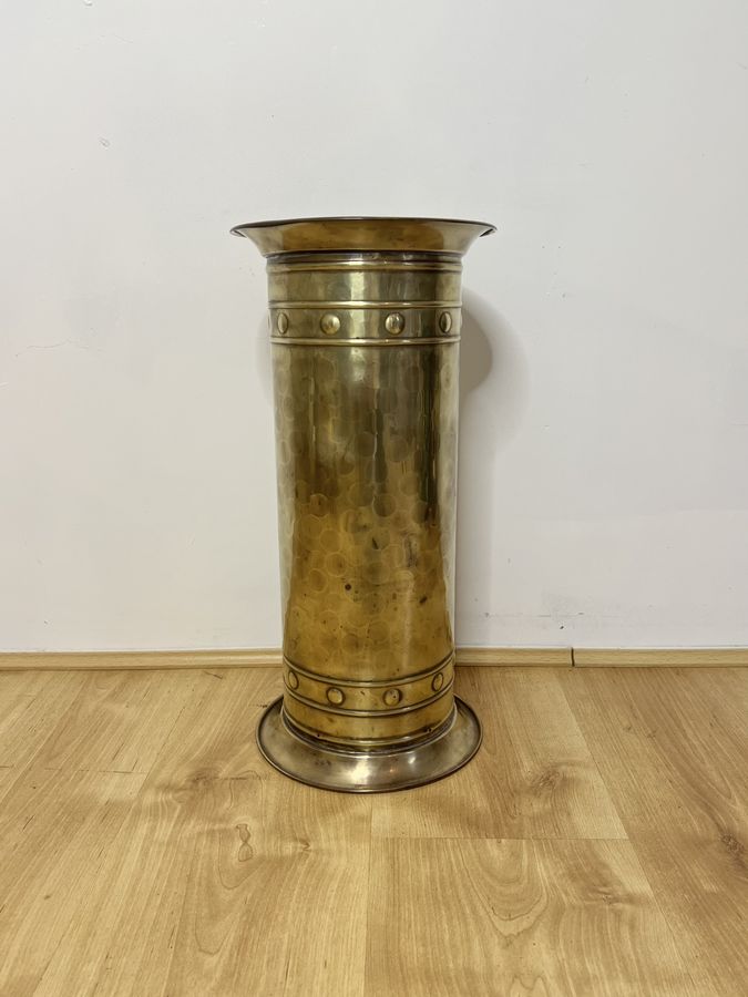 Antique Lovely antique Edwardian brass stick stand 