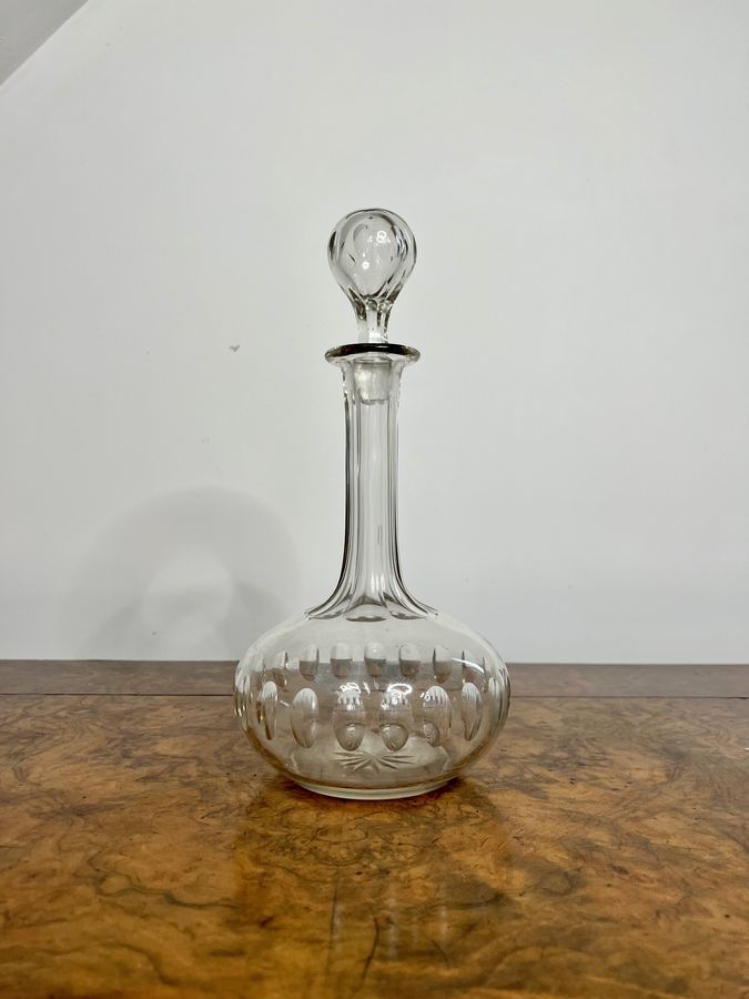 Stunning quality antique Victorian decanter