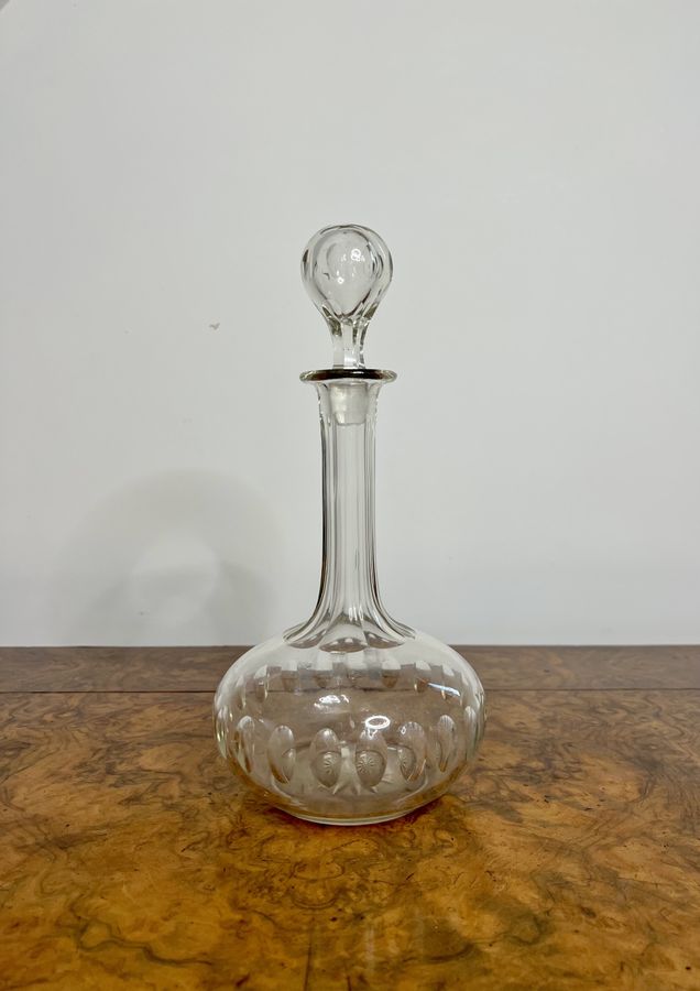 Antique Stunning quality antique Victorian decanter 