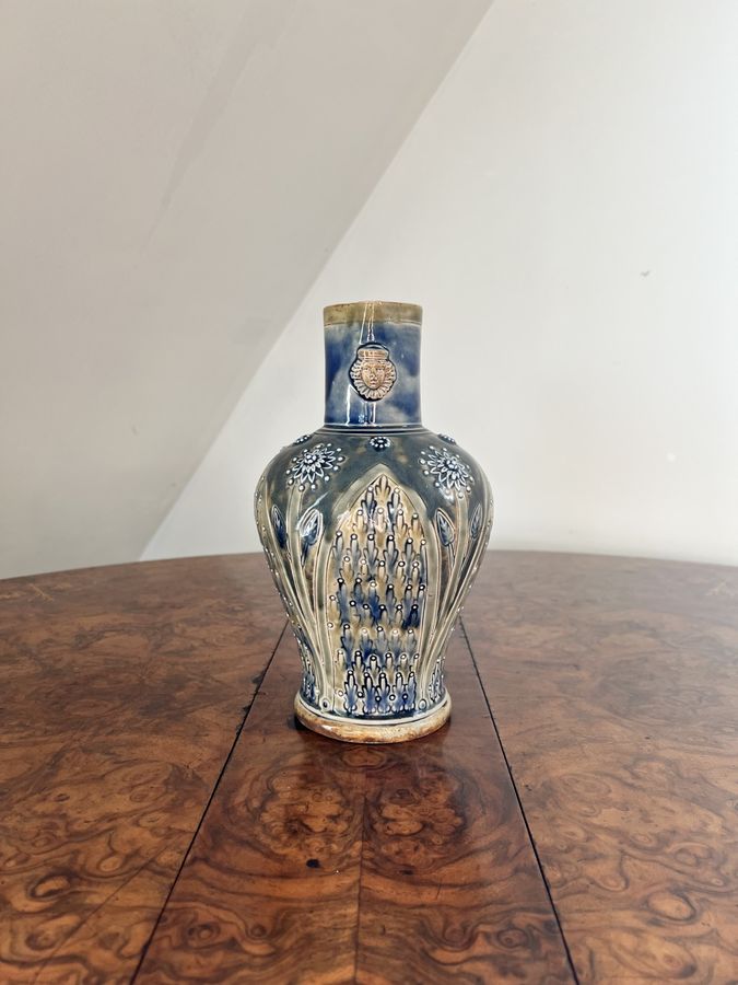 Antique Fantastic quality antique Victorian Doulton Lambeth jug 