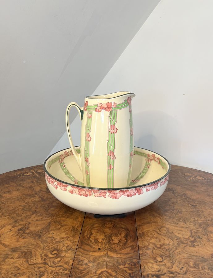 Antique Antique Royal Doulton jug and bowl set 