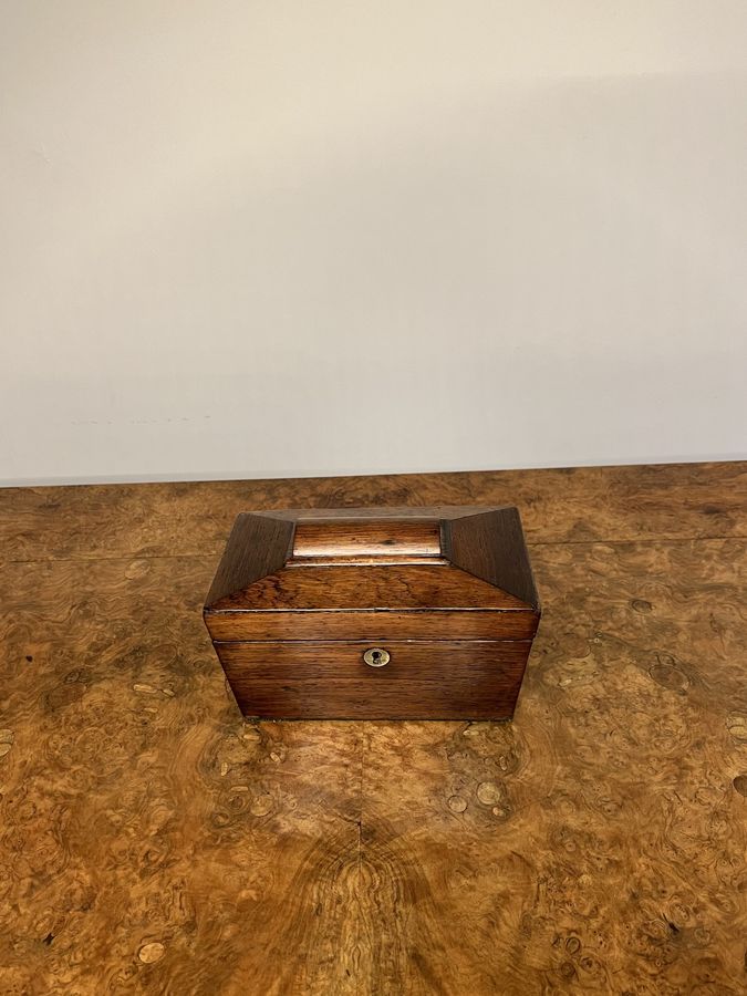 Antique Lovely antique Victorian rosewood storage box 
