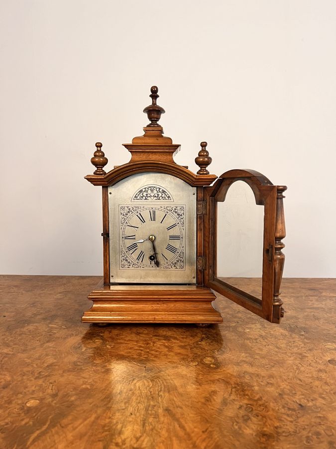Antique Lovely antique German Black Forest mantle clock 