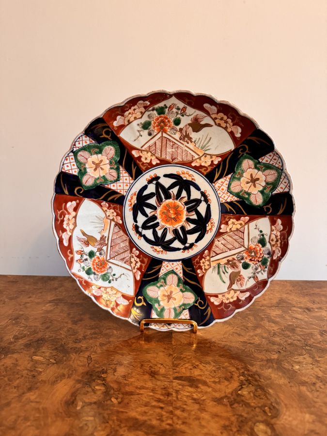 Antique Lovely antique Japanese imari plate 