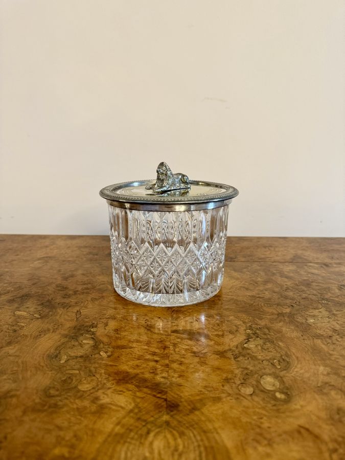 Antique Fantastic quality antique Edwardian silver plated ice bucket 