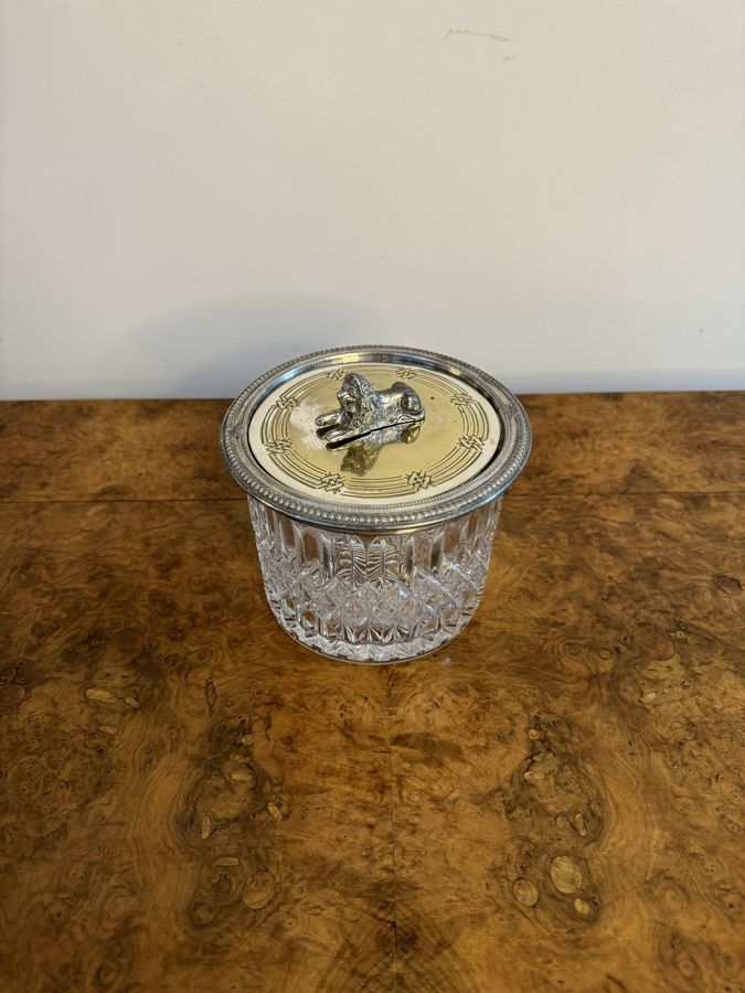Antique Fantastic quality antique Edwardian silver plated ice bucket 