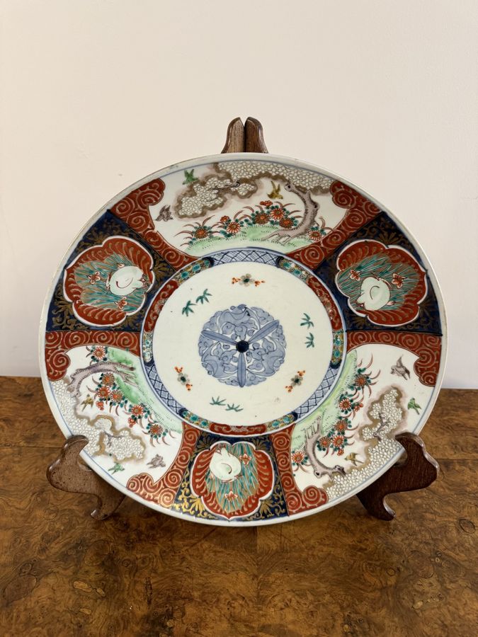 Antique Quality antique Japanese imari plate 