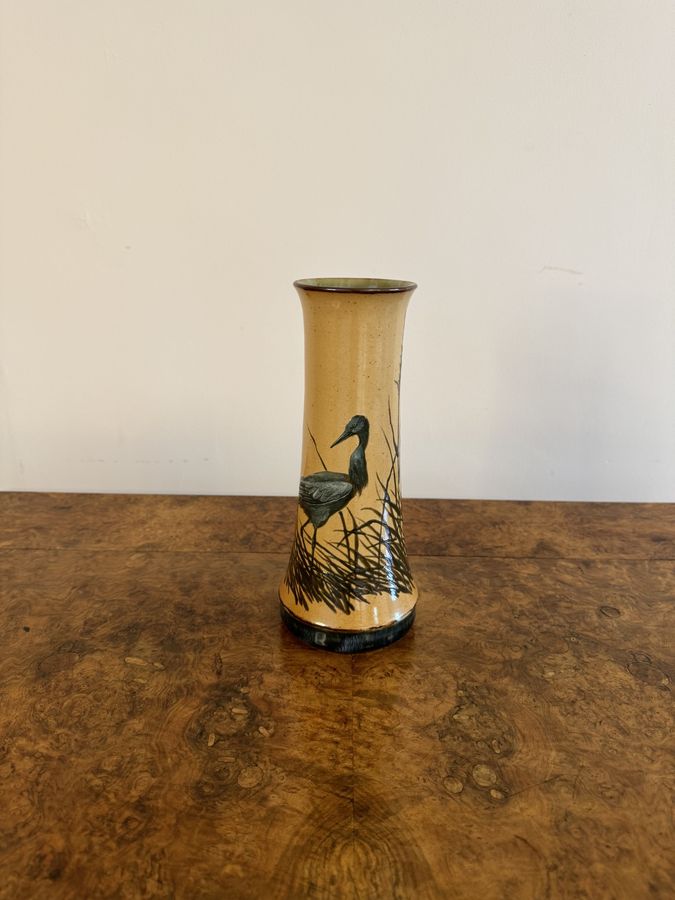 Antique Stunning quality antique Doulton vase by Florence E Barlow