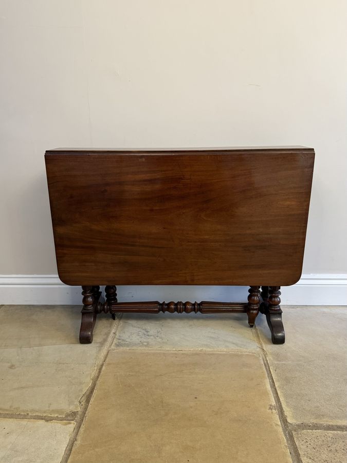 Antique Antique Victorian quality mahogany Sutherland table 