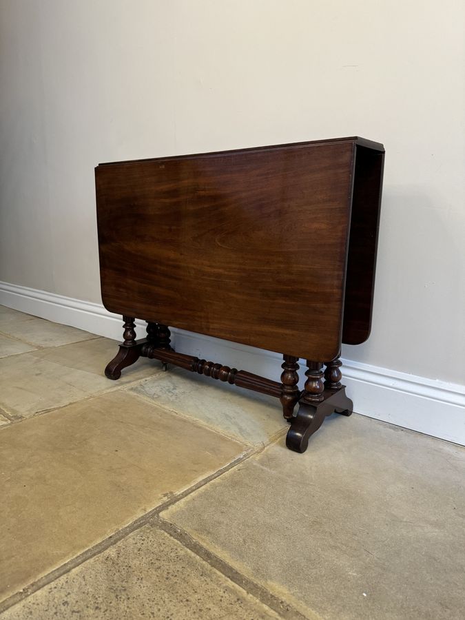 Antique Antique Victorian quality mahogany Sutherland table 