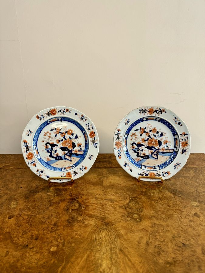 Quality pair of antique 18th century Chinese plates