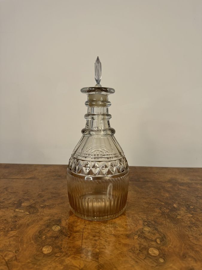 Antique Stunning quality antique Victorian decanter 