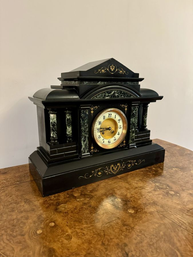 Antique Outstanding quality large antique mantle clock 