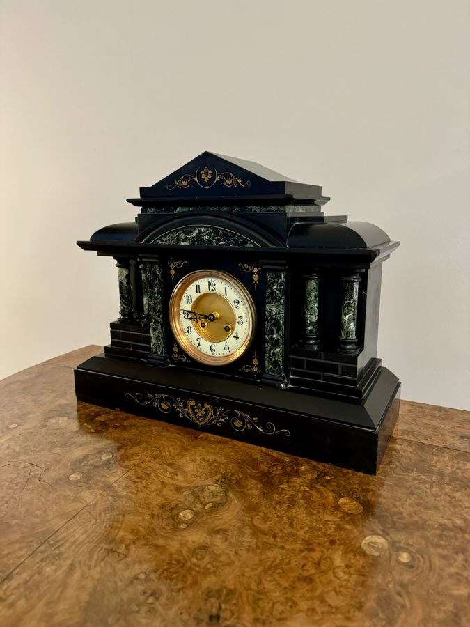 Antique Outstanding quality large antique mantle clock 