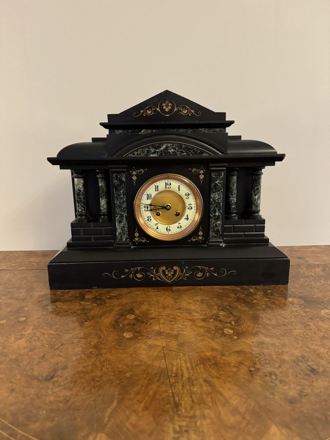 Antique Outstanding quality large antique mantle clock 