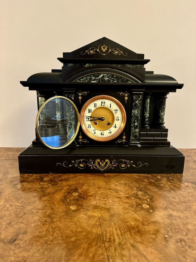 Antique Outstanding quality large antique mantle clock 