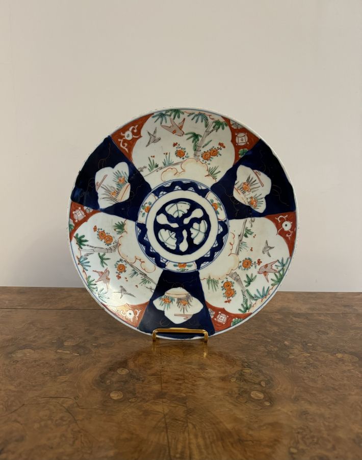 Quality antique Japanese imari plate