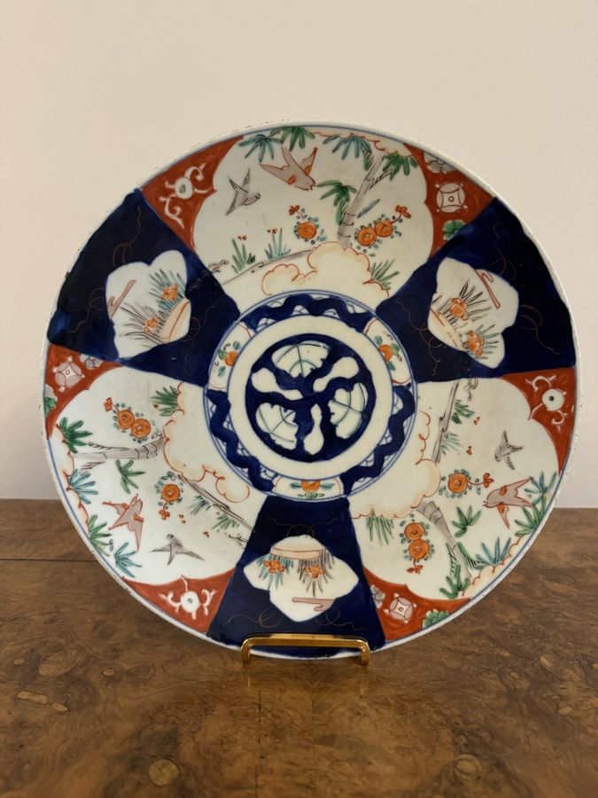 Antique Quality antique Japanese imari plate 