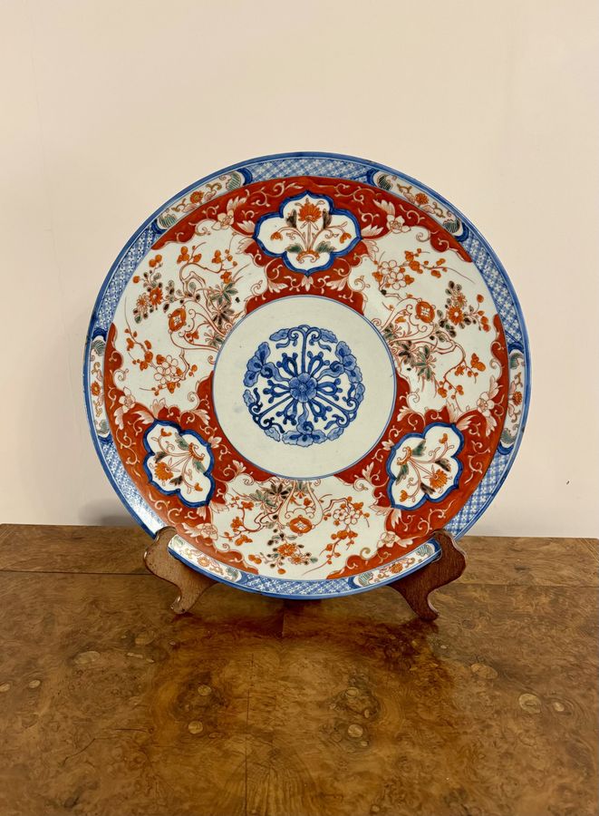 Fantastic quality antique Japanese imari charger