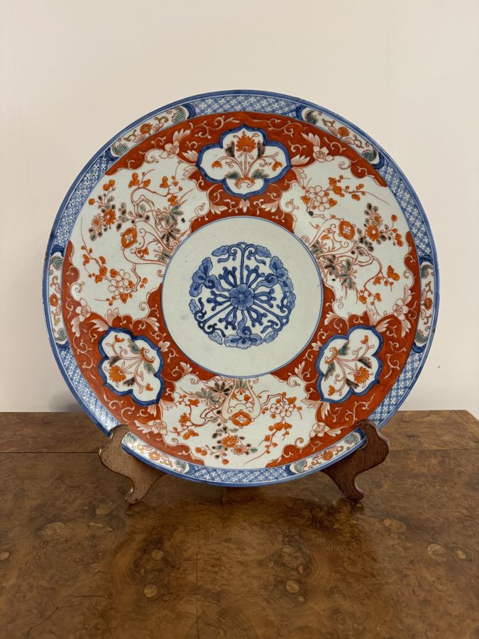 Antique Fantastic quality antique Japanese imari charger 