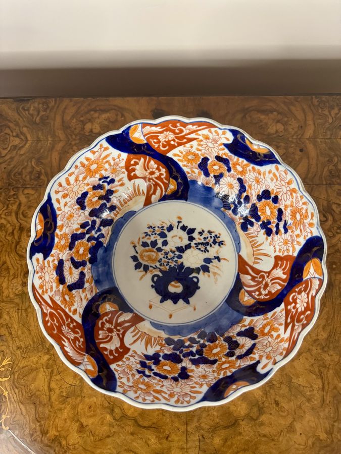 Antique Quality antique Japanese imari bowl