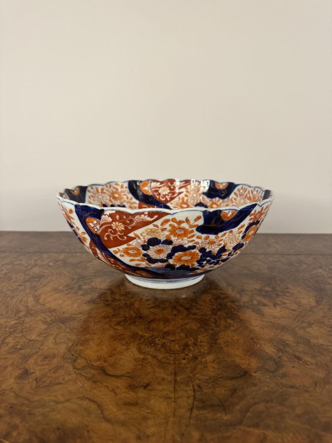 Antique Quality antique Japanese imari bowl