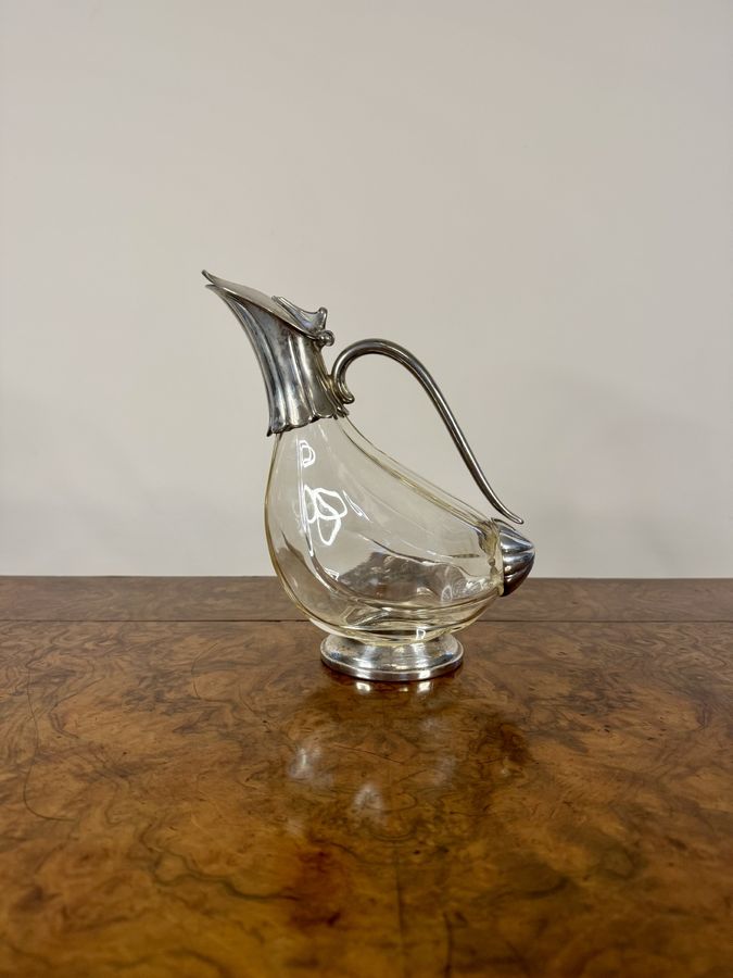 Stunning quality antique Edwardian claret jug