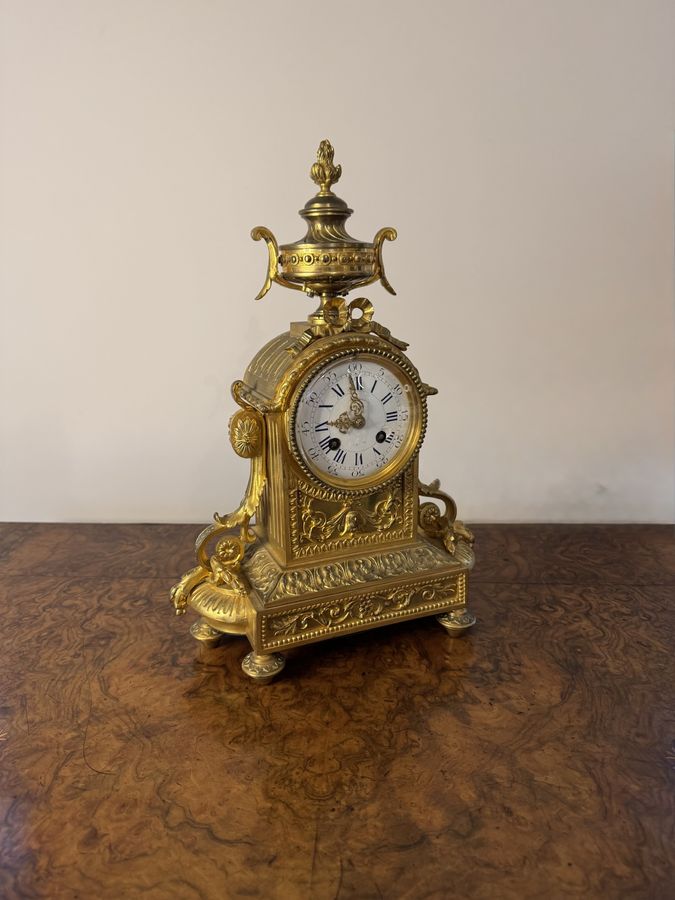 Antique Fantastic quality antique Victorian French mantle clock 