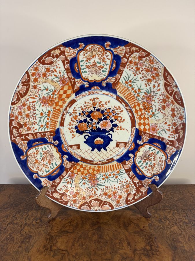 Antique Fine quality antique Japanese imari charger 