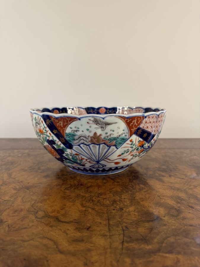 Outstanding quality antique Japanese imari bowl