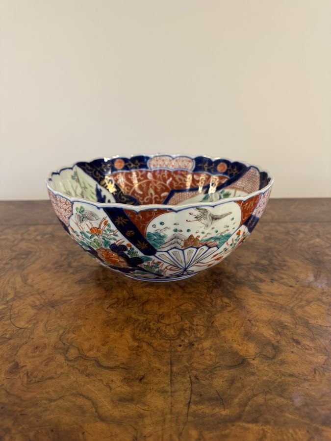 Antique Outstanding quality antique Japanese imari bowl