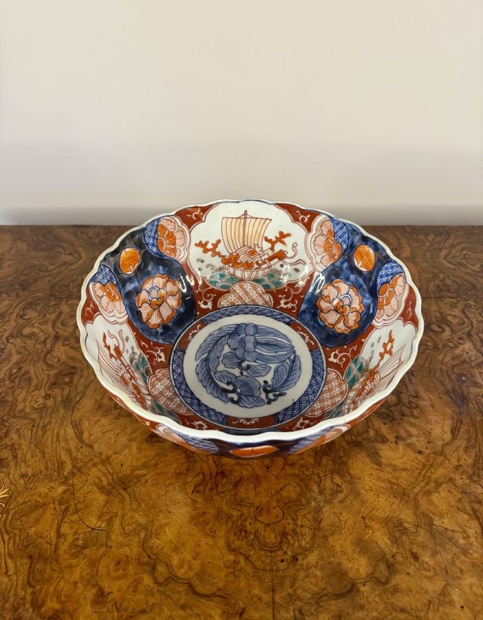 Antique Unusual quality antique Japanese imari bowl 