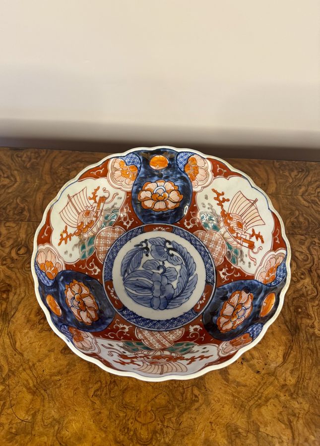 Antique Unusual quality antique Japanese imari bowl 