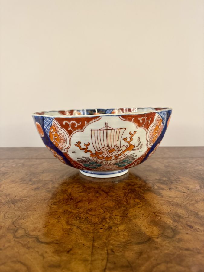 Antique Unusual quality antique Japanese imari bowl 