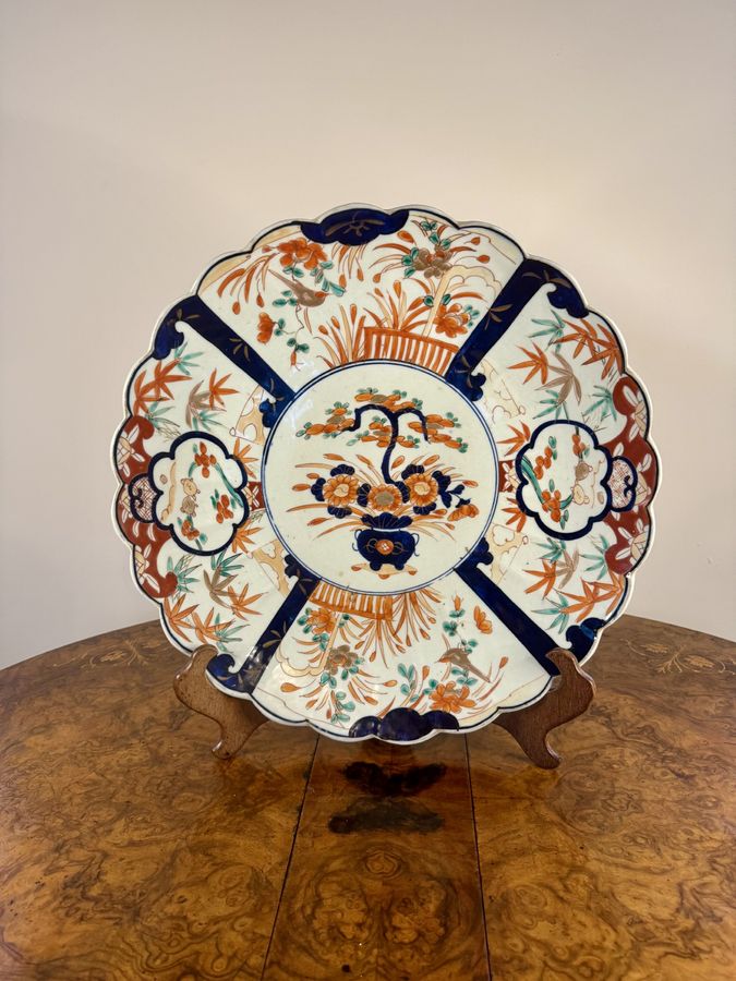 Quality antique Japanese imari charger