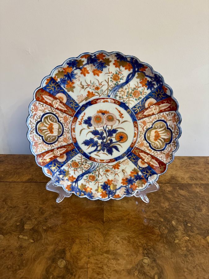 Quality antique Japanese imari plate