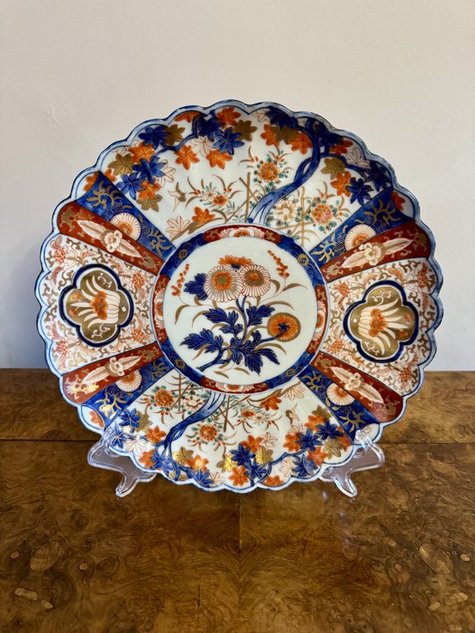 Antique Quality antique Japanese imari plate 