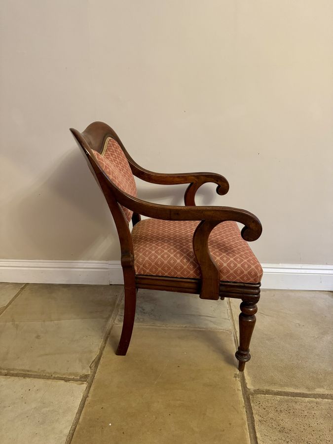 Antique Stunning pair of quality 19th Century mahogany desk chairs 