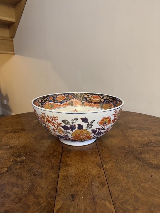 Large antique 19th century quality Chinese porcelain bowl