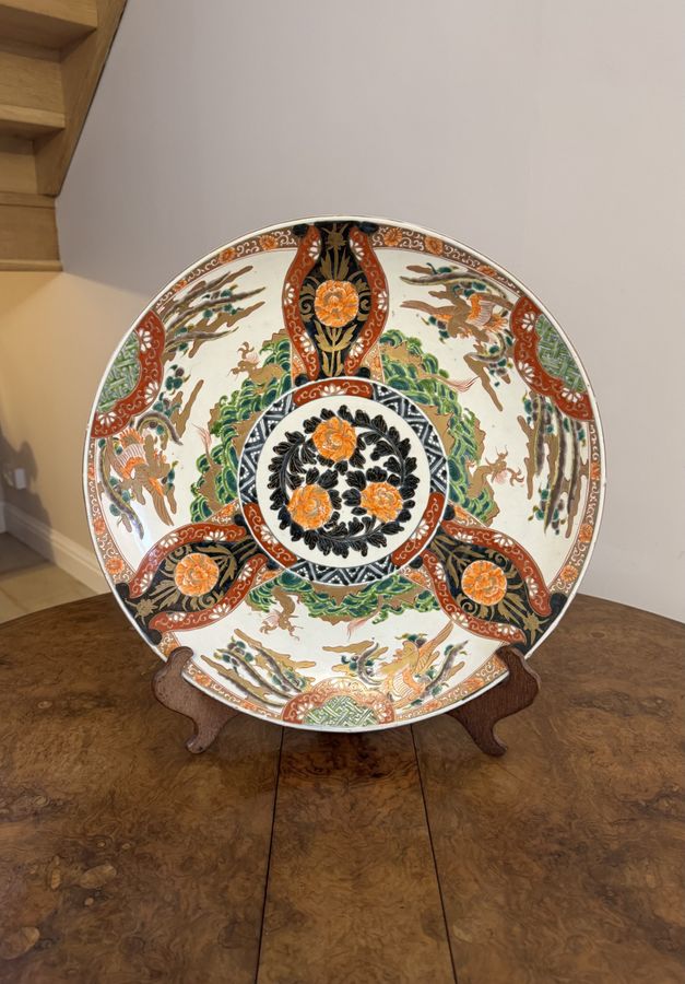 Quality antique Japanese imari charger