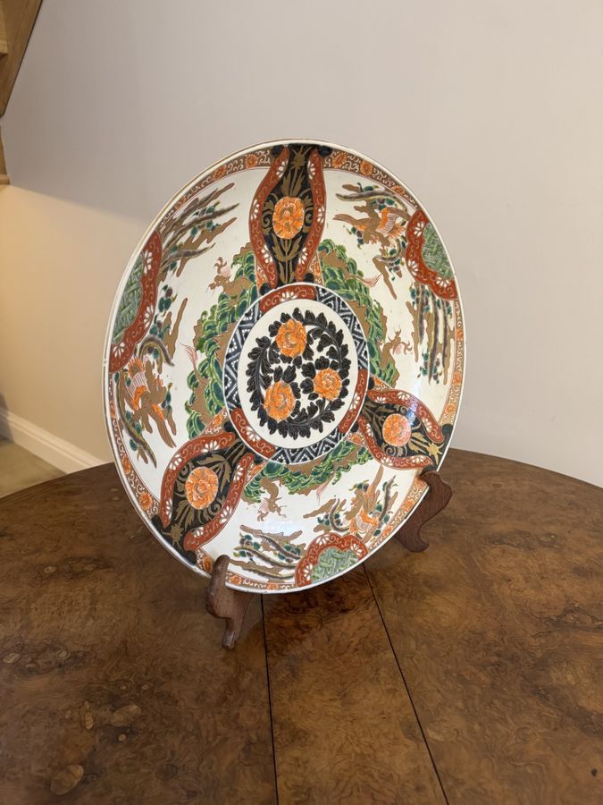 Antique Quality antique Japanese imari charger 