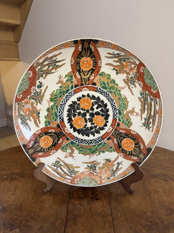 Antique Quality antique Japanese imari charger 