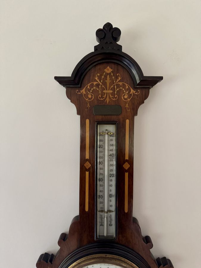 Antique Stunning quality antique Edwardian banjo barometer 