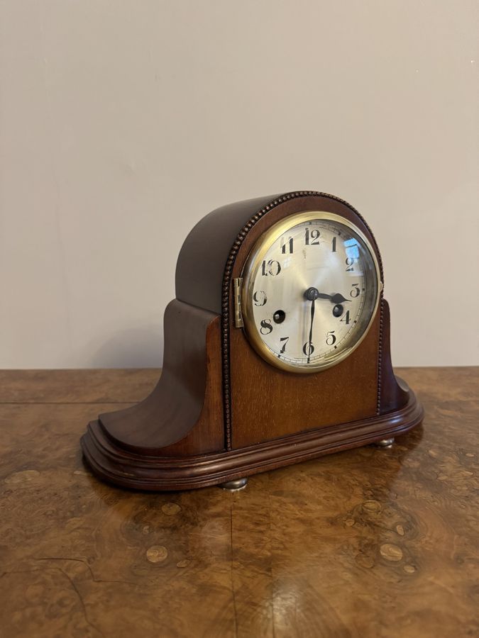 Antique Wonderful quality antique Victorian mahogany mantle clock 