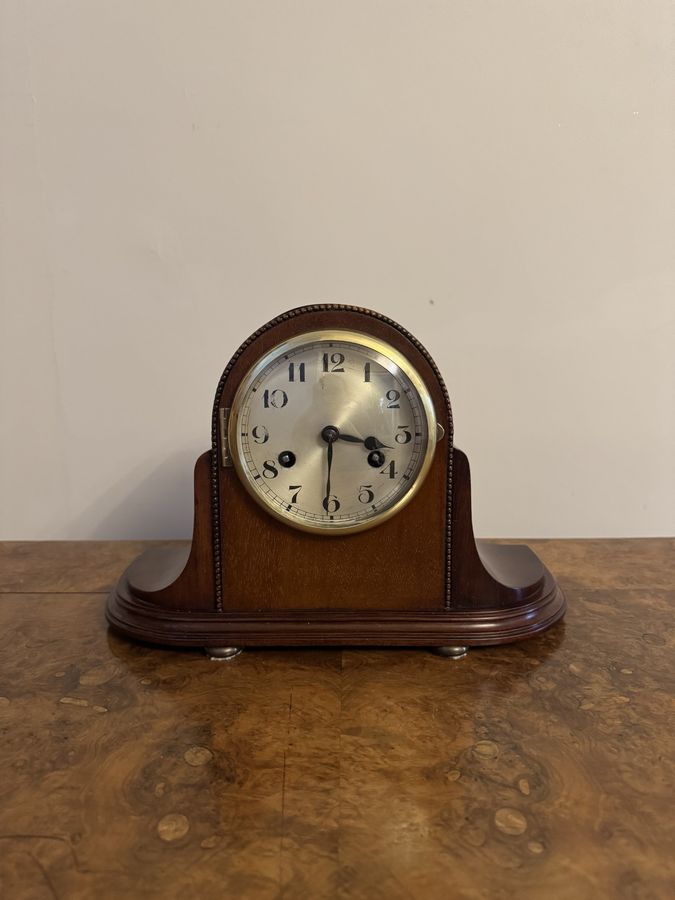 Antique Wonderful quality antique Victorian mahogany mantle clock 