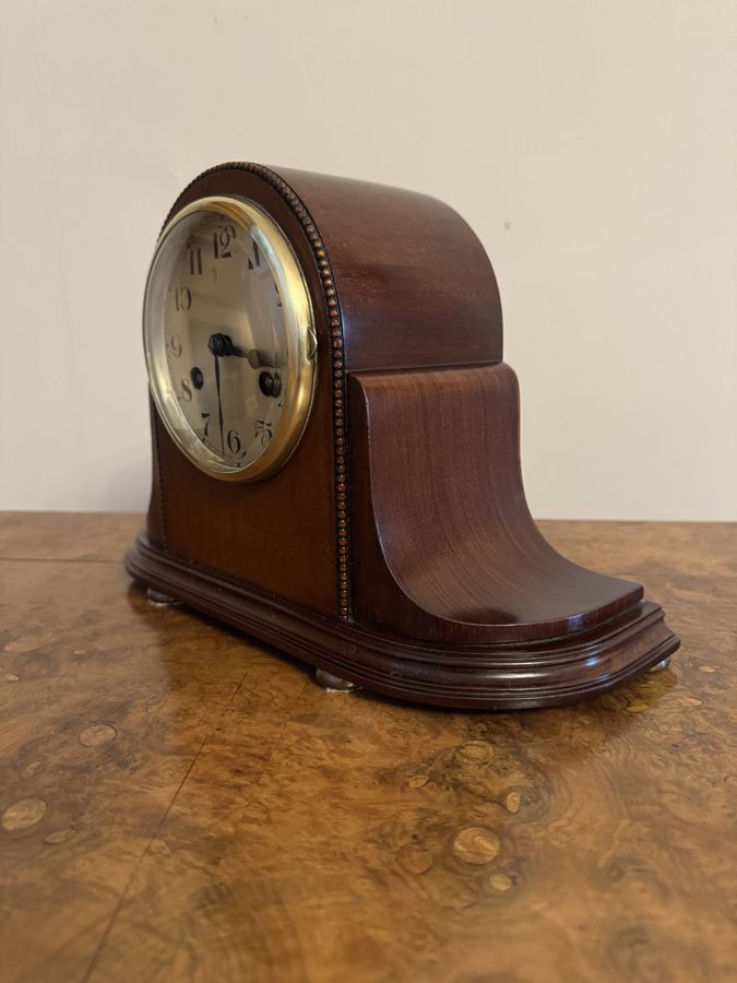 Antique Wonderful quality antique Victorian mahogany mantle clock 